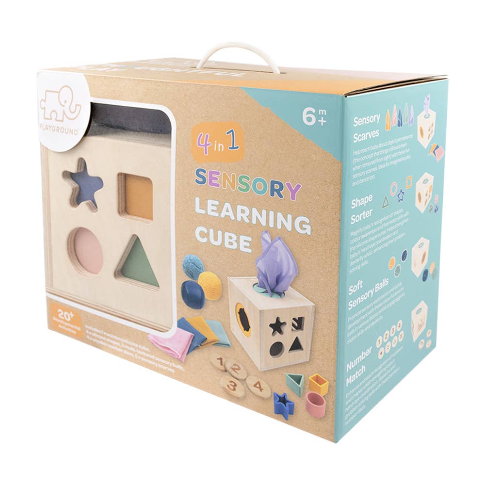 Living Textiles - 4-in-1 Sensory Learning Cube