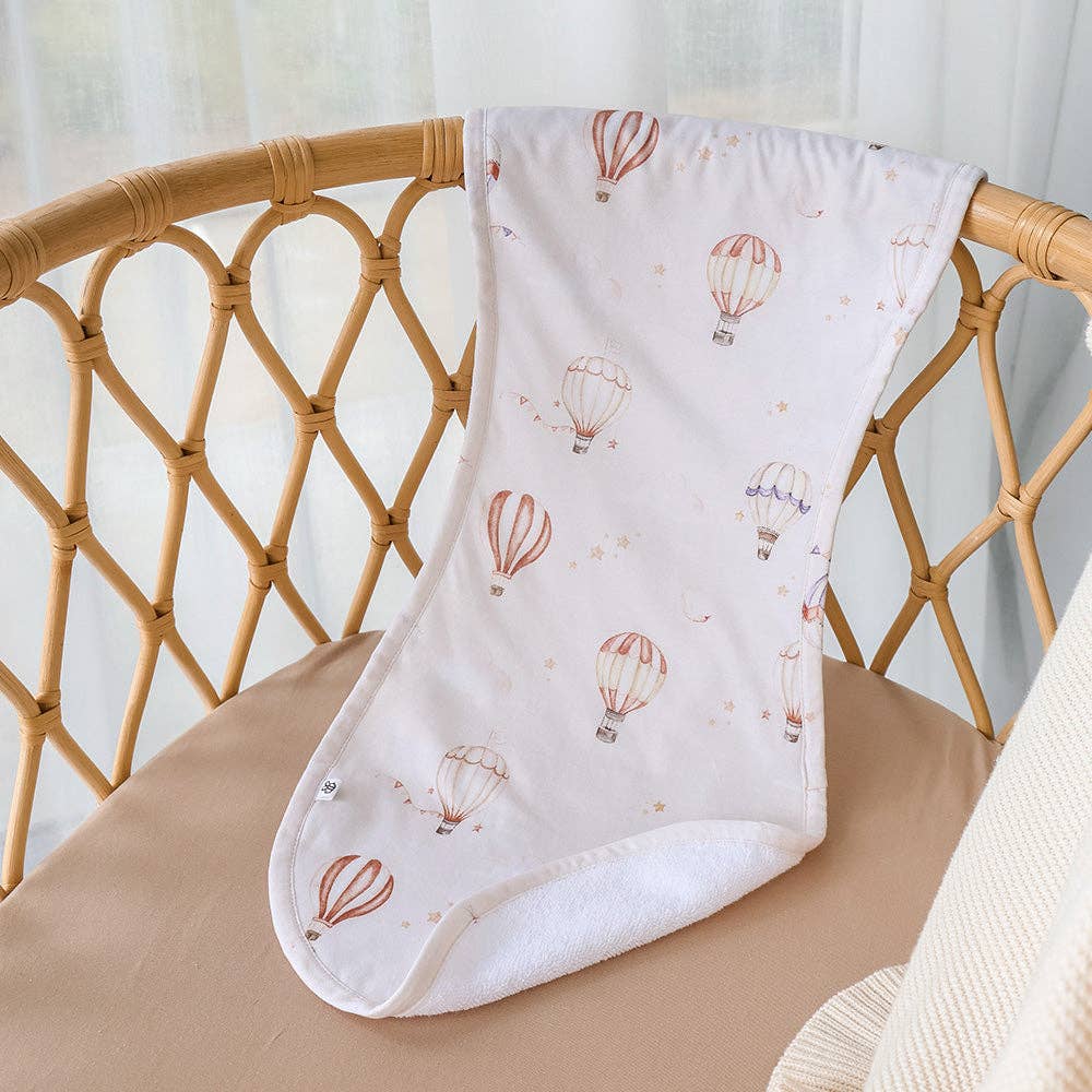 Snuggle Hunny - Up & Away Organic Cotton Burp Cloth
