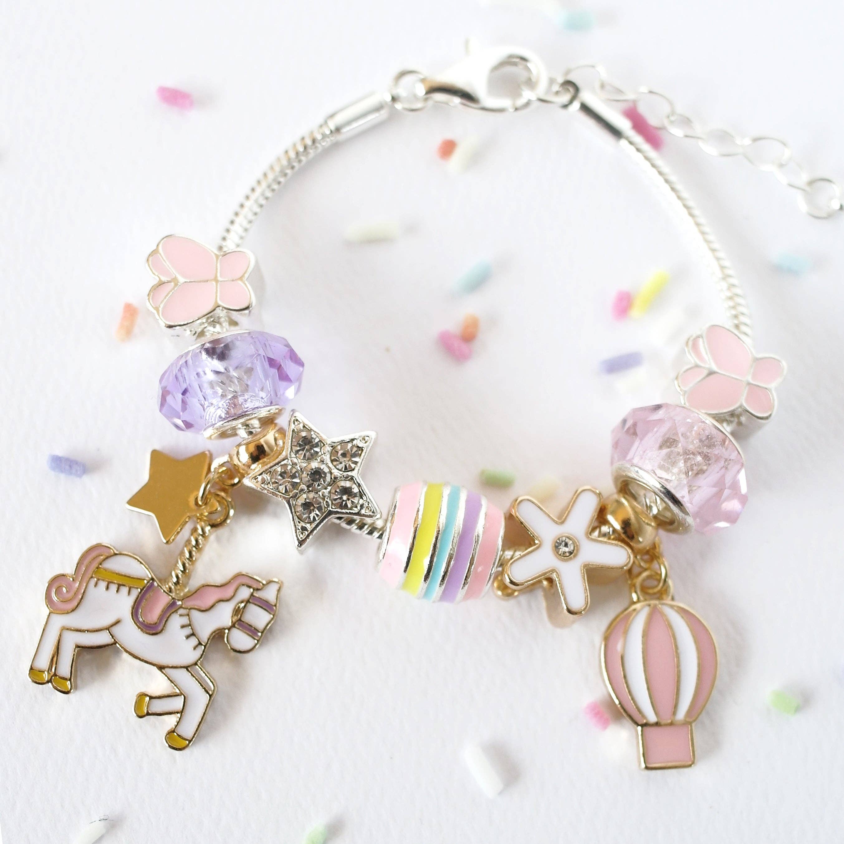 Lauren Hinkley | Unicorn Carousel Charm Bracelet