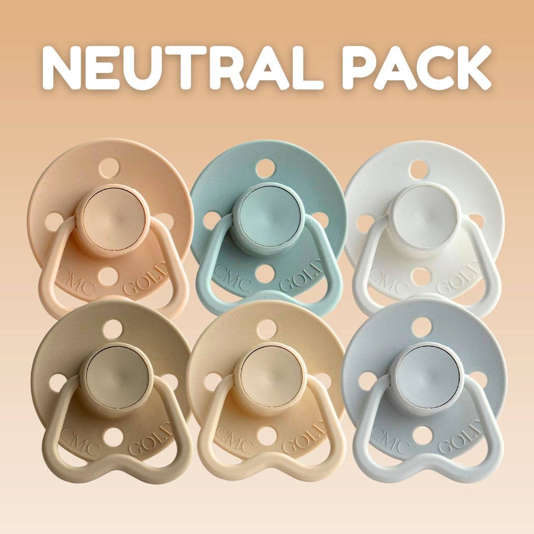 CMC Hold Me Dummy Pre Packs (6 Pack) - Coastal Calm Pack / Size 1 (NB-6m)