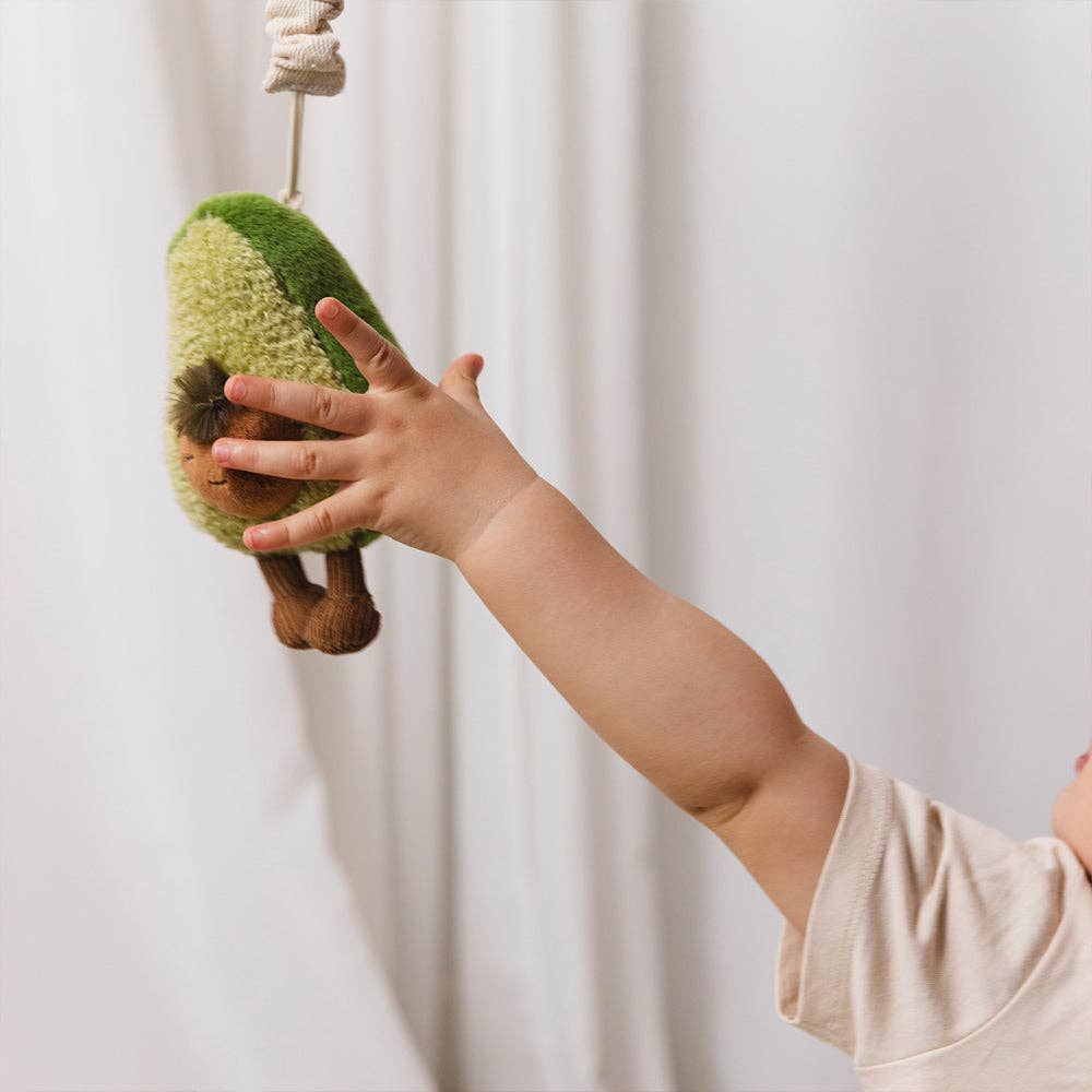 Living Textiles | 2 Pack Mini Market Brunch Stroller Toys Avocado & Egg on Toast