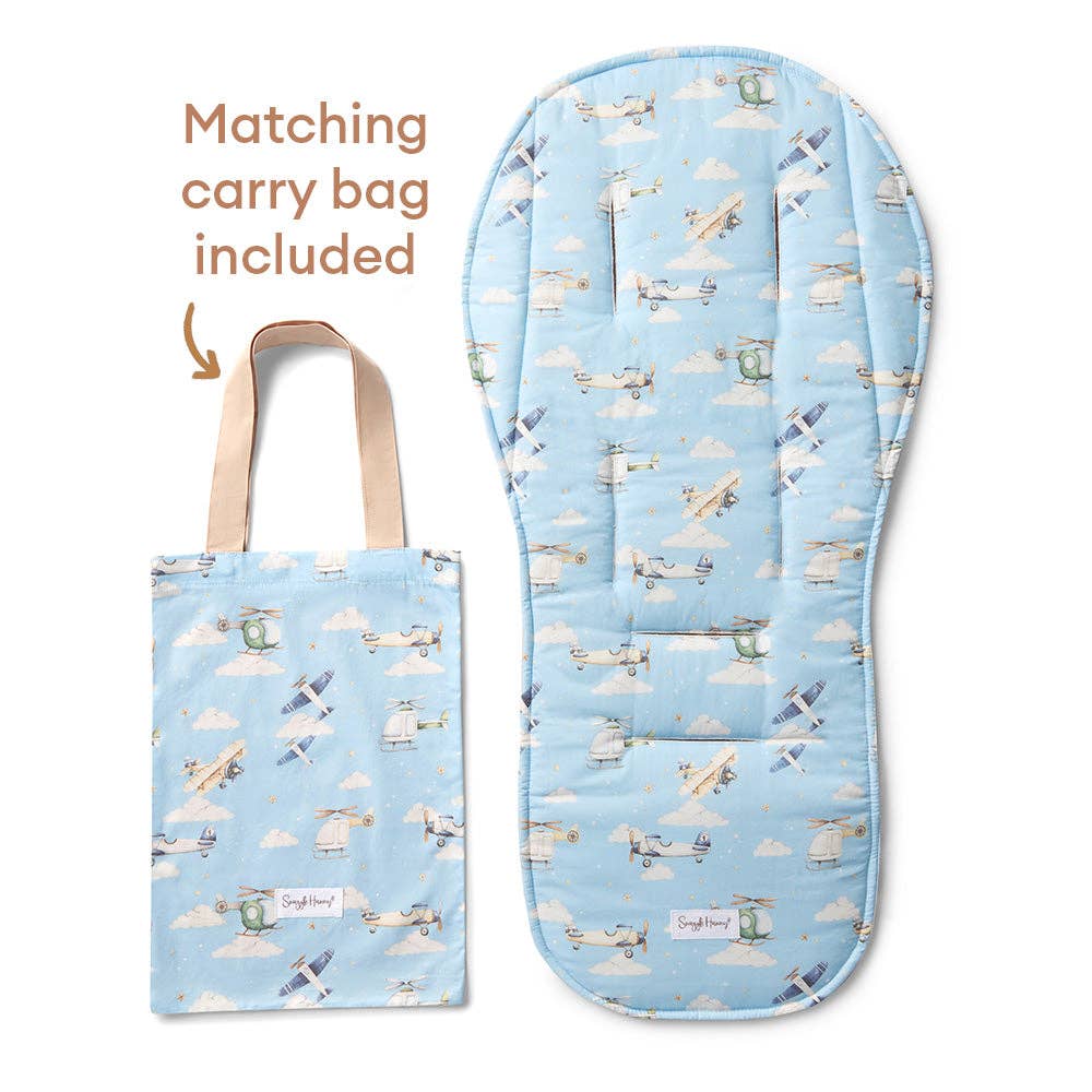 Snuggle Hunny - Taking Flight Universal Organic Pram Liner