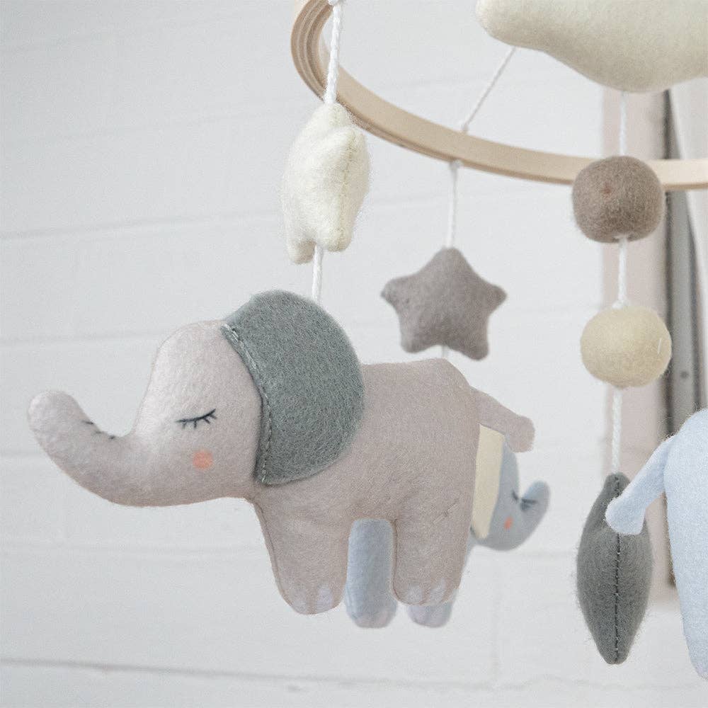 Living Textiles - Musical Mobile - Elephant Playtime