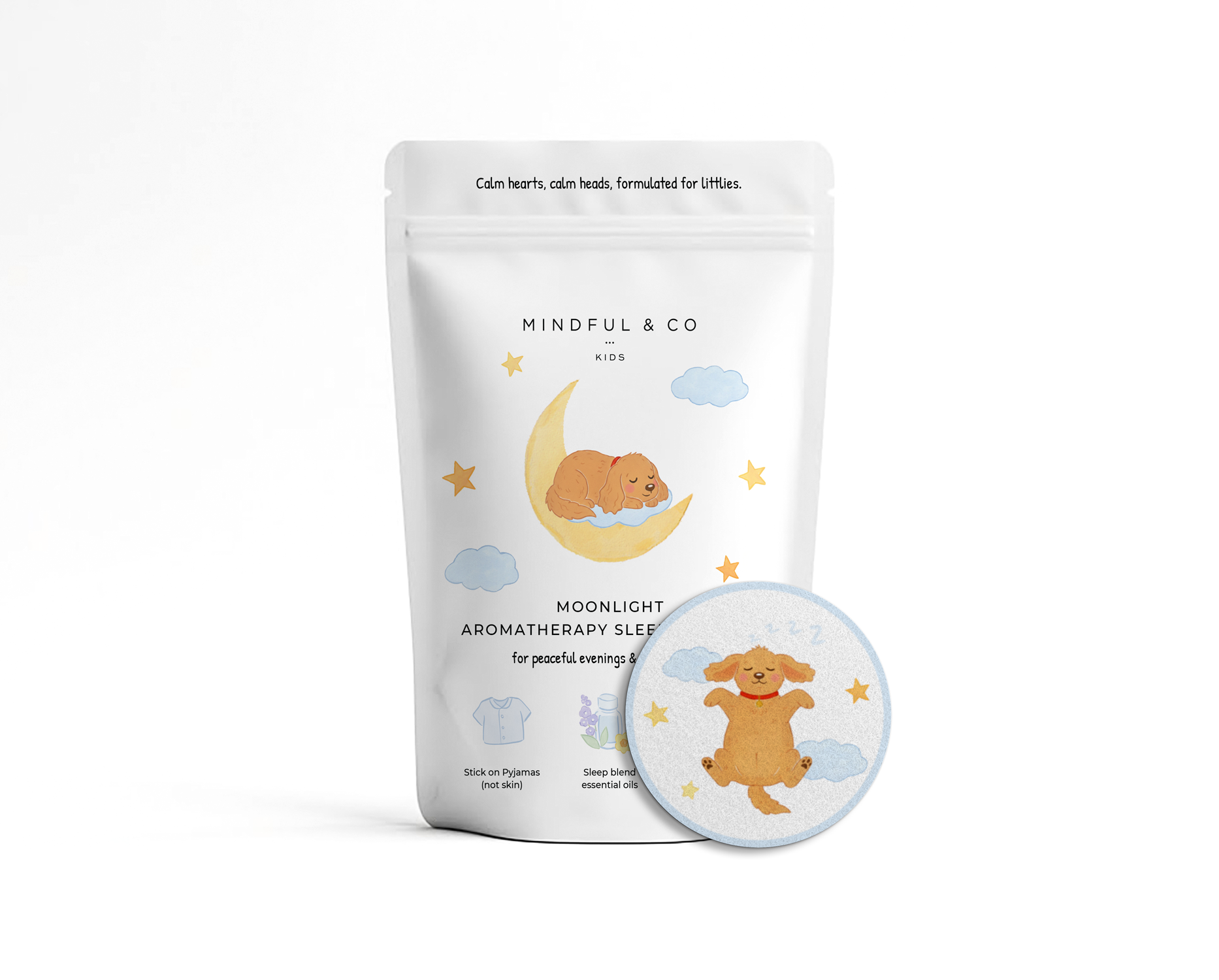 Mindful and Co Kids - Moonlight Aromatherapy Sleep Stickers – Calm & Sleep Support