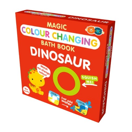 Magic Colour Changing Bath Book & Toy Dinosaur