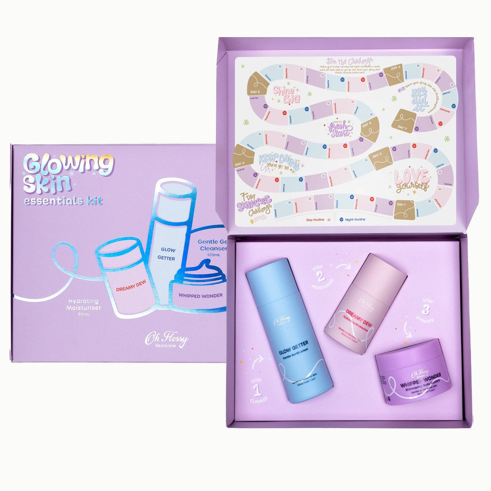 Oh Flossy Skincare | Glowing Skin Essentials Kit