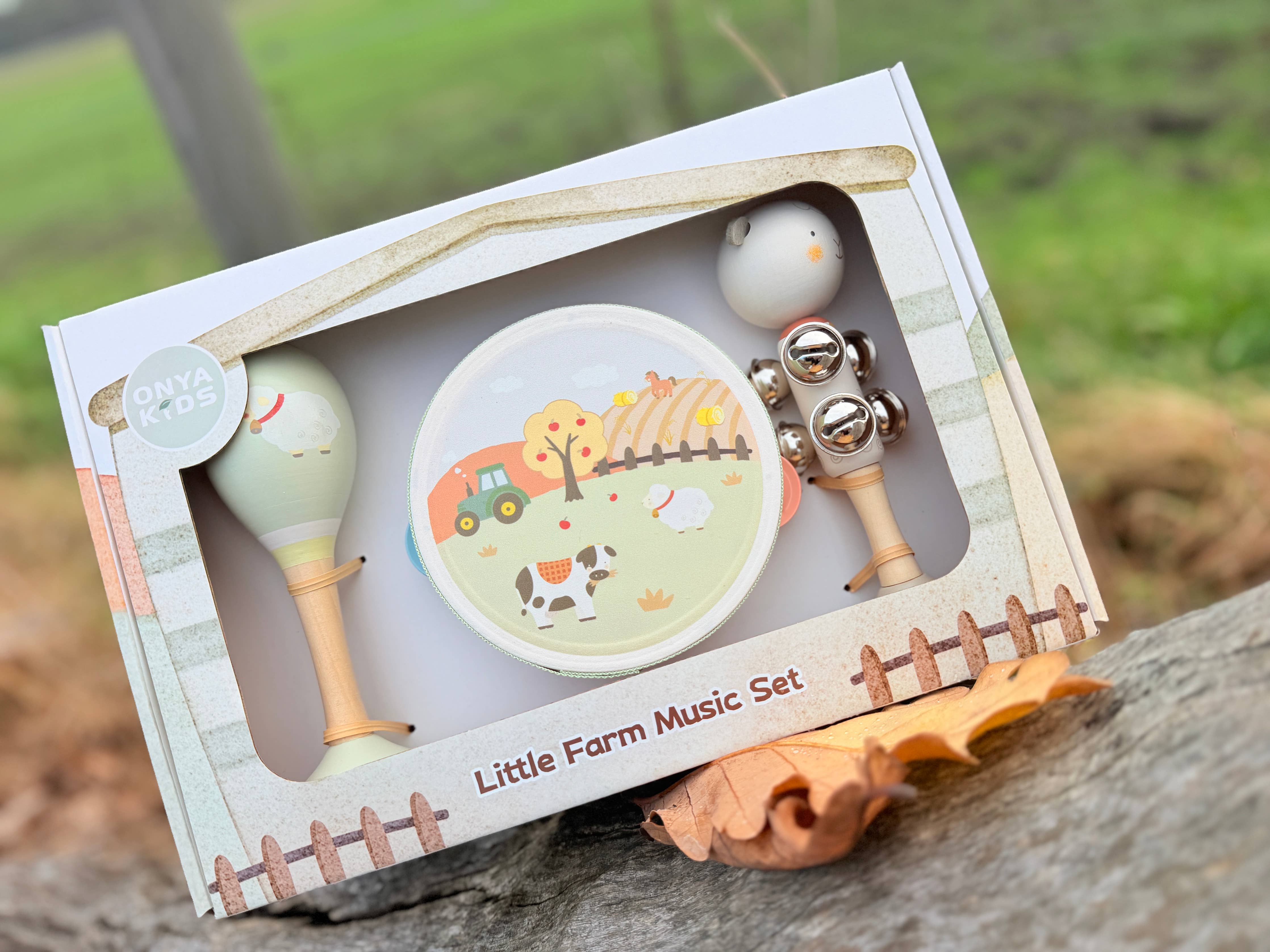 ToysLink - Onya Kids 3pcs Farm Music Set-Autumn (Sheep)