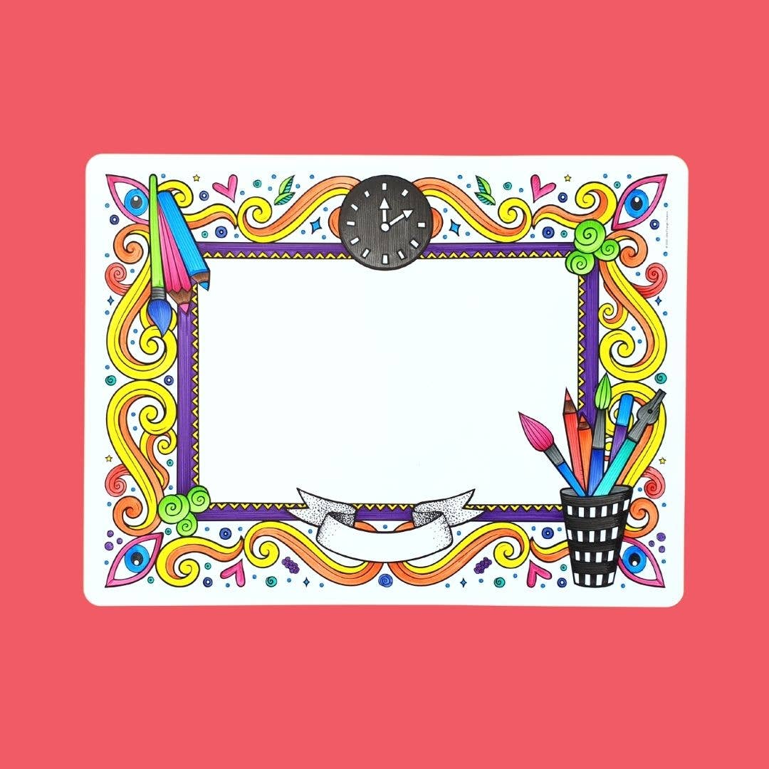 Little Change Creators | IMAGINATION | Re-FUN-able™ Reusable Colouring + Doodle Mat