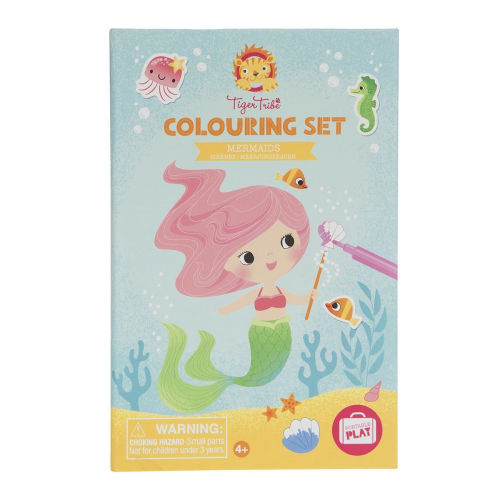 Tiger Tribe Colouring Set  Mermaids