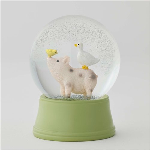 Jiggle & Giggle Farm Fun Snow Globe