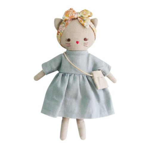 Alimrose Mini Lilly Kitty Grey Linen