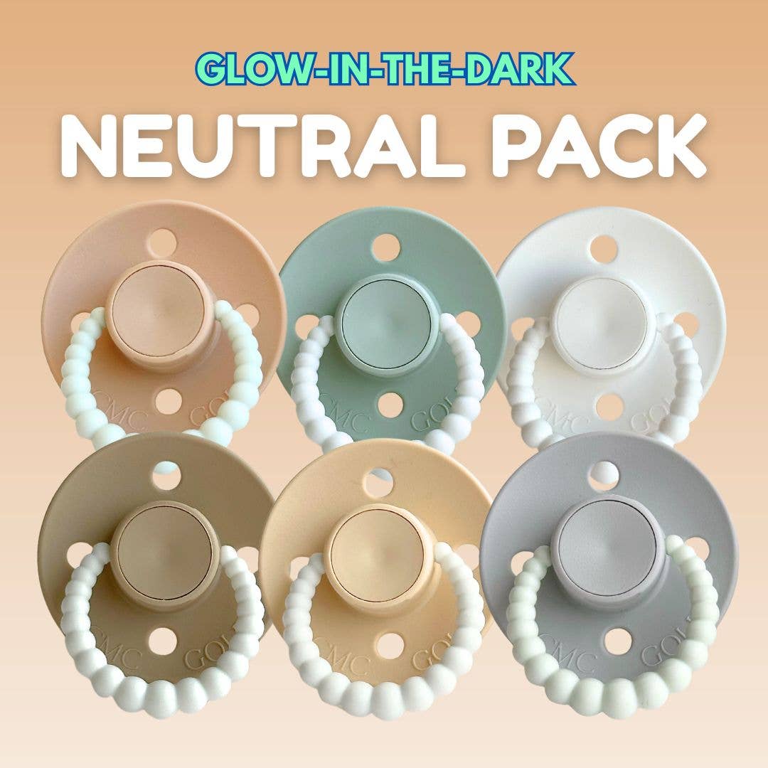 CMC Bubble (GLOW) Dummy Pre Packs (6 Pack) - Neutral Pack / Size 1 (NB-6m)