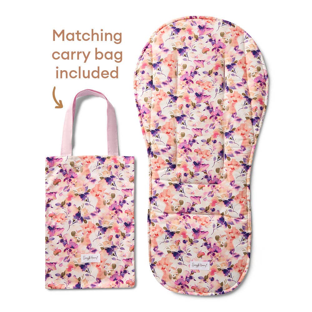 Snuggle Hunny - Blushing Beauty Universal Organic Pram Liner