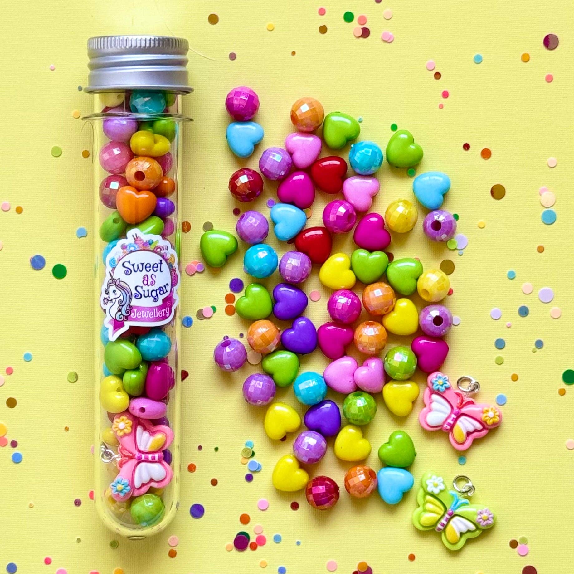 Sweet As Sugar Jewellery - Jewellery Making Kits Test Tube Necklace DIY: Unicorn