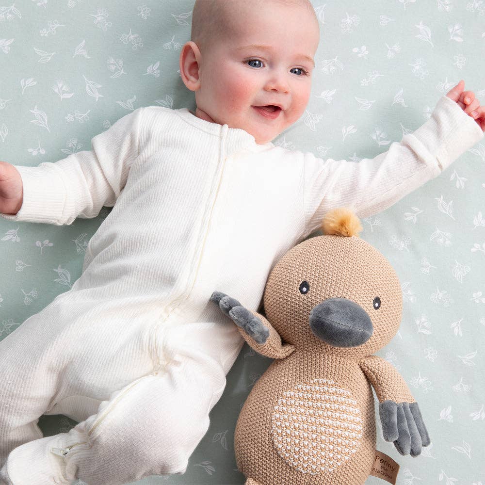 Living Textiles Knitted Toy | Penny the Platypus