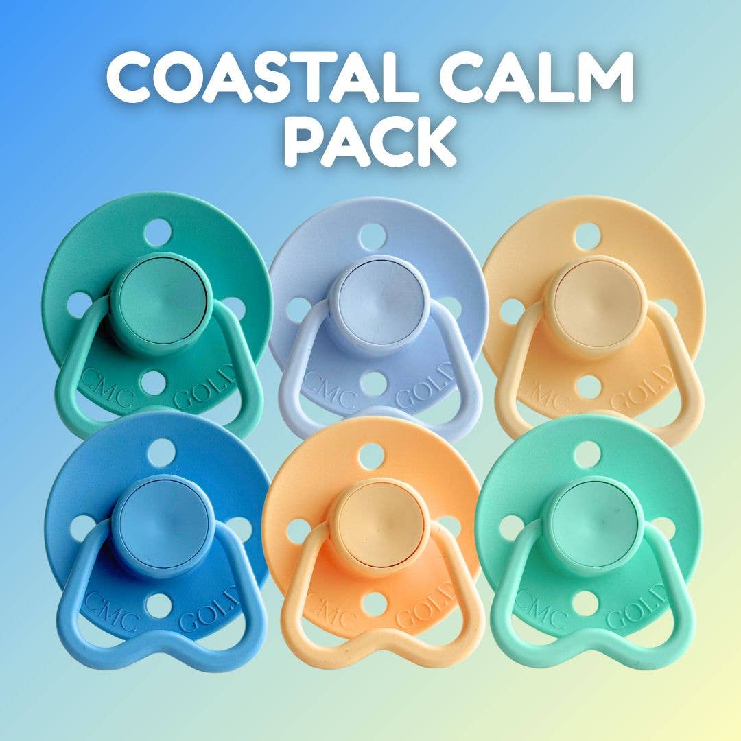 CMC Hold Me Dummy Pre Packs (6 Pack) - Coastal Calm Pack / Size 1 (NB-6m)