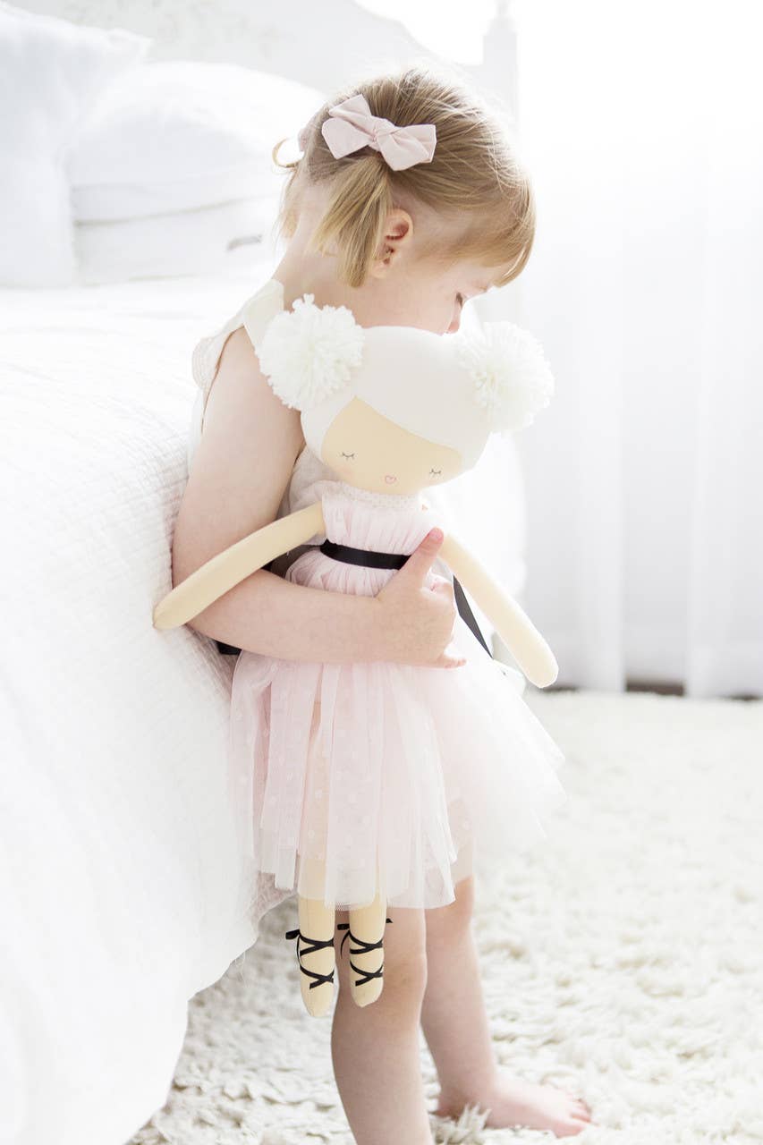Alimrose Scarlett Pom Pom Doll 48cm | Pink