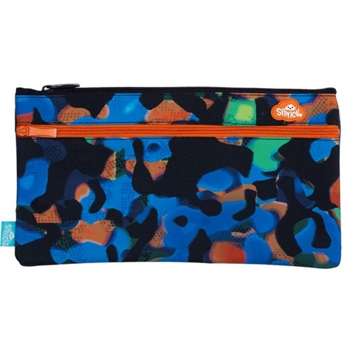 Spencil 2-Zip Rectangle Pencil Case Virtual Camo