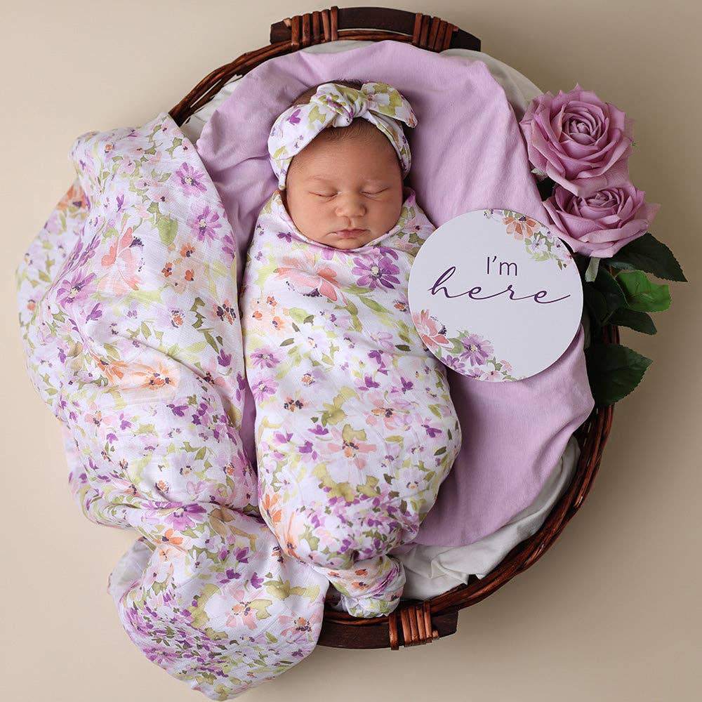 Snuggle Hunny | Organic Muslin Wrap | Isla