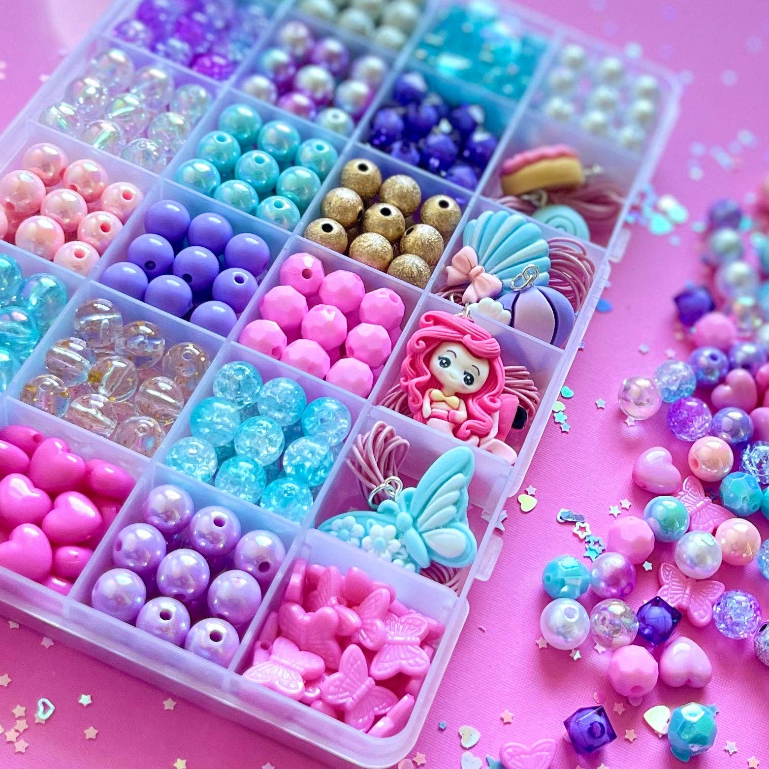 Sweet As Sugar Jewellery - Jewellery Making Kit Large Cotton Candy