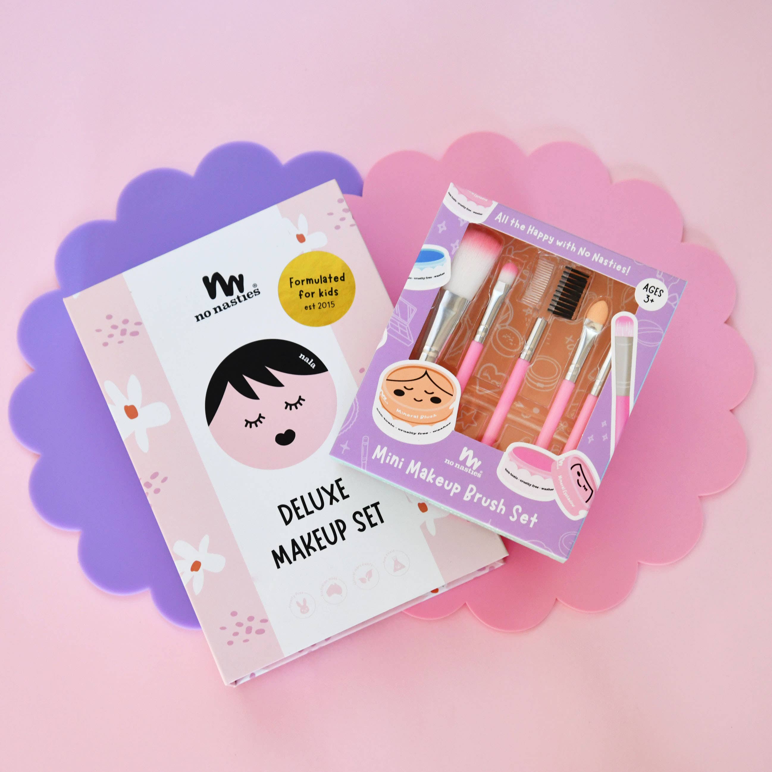 No Nasties Kids No Nasties Kids Mini Makeup Brush Set