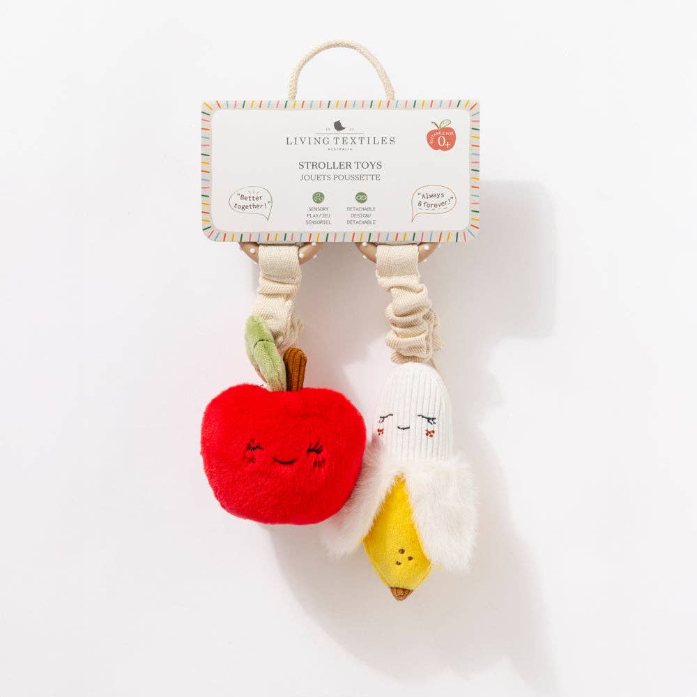 Living Textiles Mini Market Brunch Stroller Toys Apple & Banana