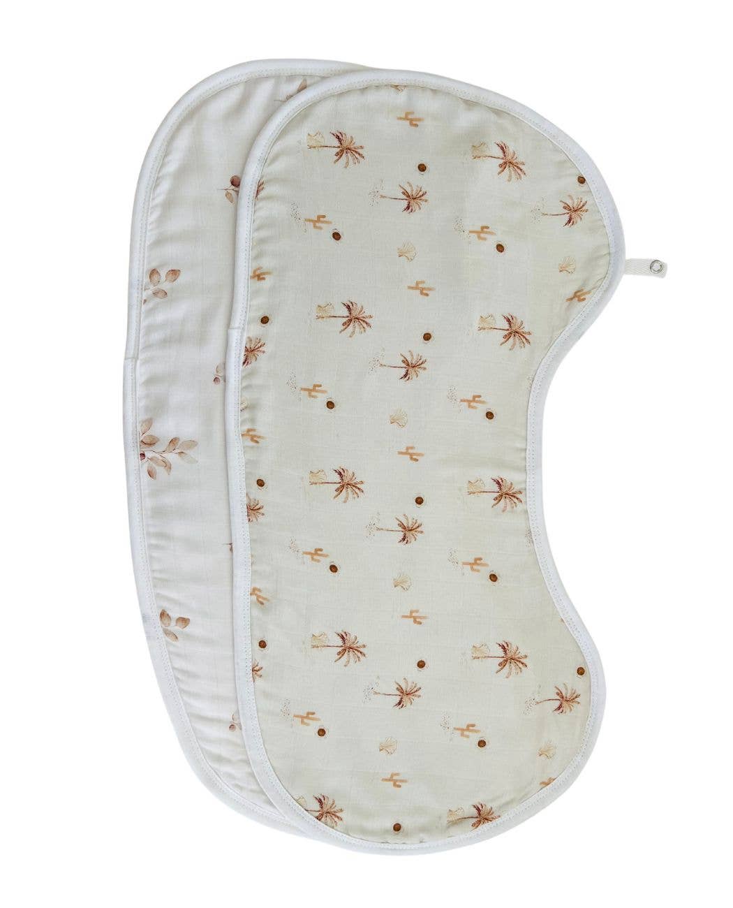Cuddle Bug & Co | Mini & Me Burp Bib Desert Palms & Fall