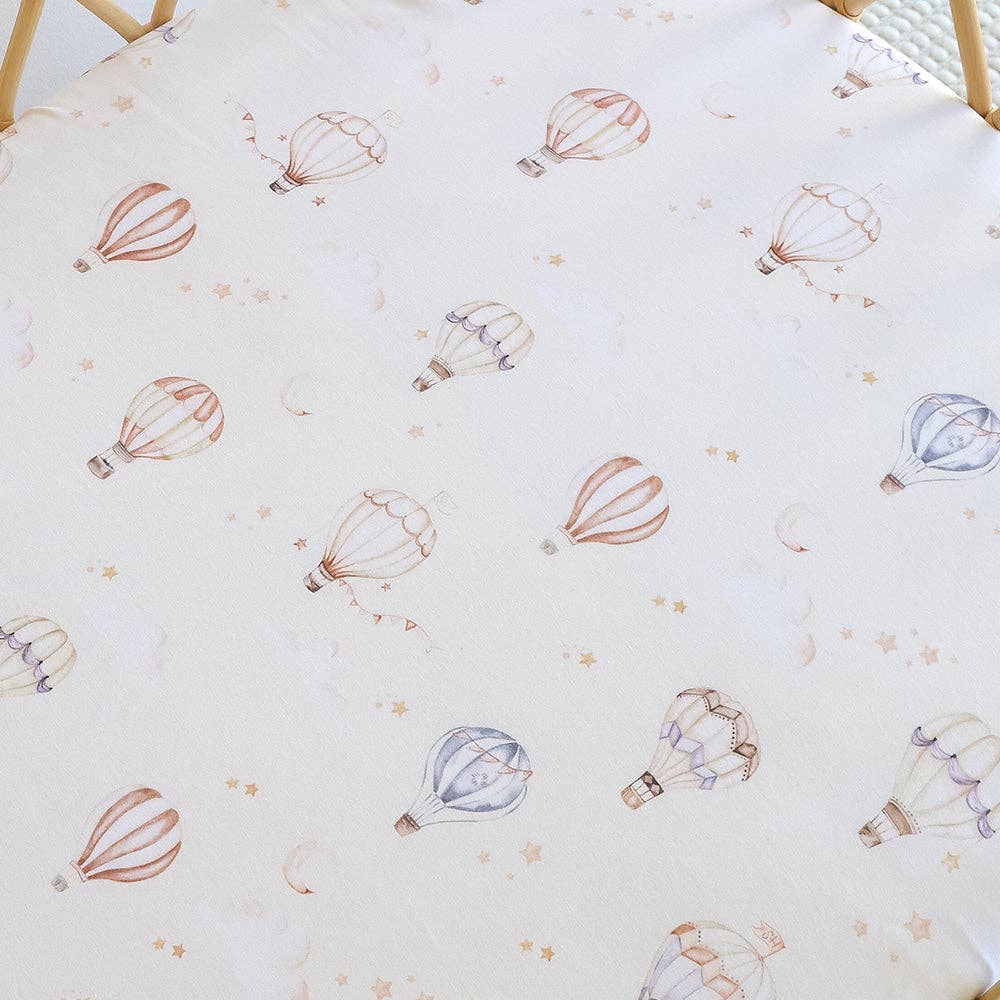 Snuggle Hunny - Up & Away Organic Bassinet Sheet / Change Pad Cover