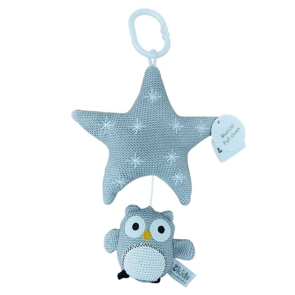 ES Kids Knitted Musical Owl | Grey