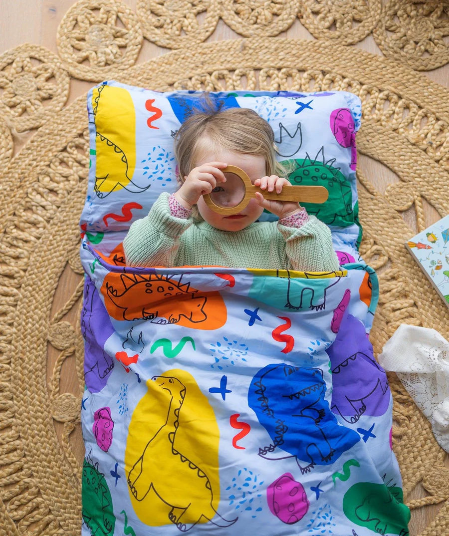 Morgy + Wills | Kids Nap Mat | Friendly Dinosaurs