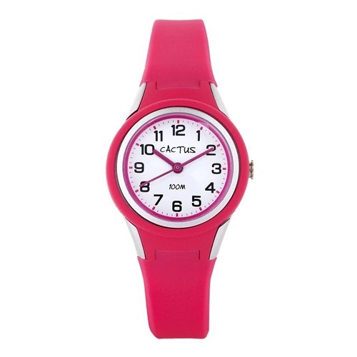 Cactus Watch | 'Tropical' Pink Silicone Band