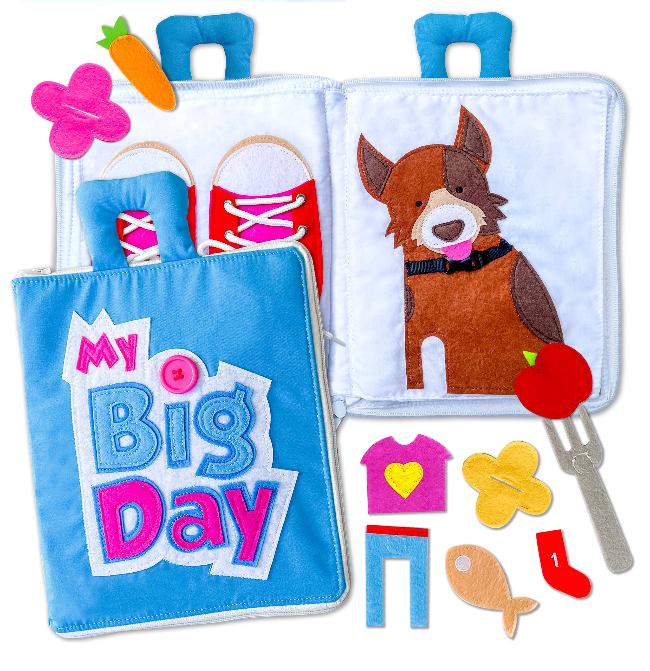 Fabric Activity Book - My Big Day: Red Cover