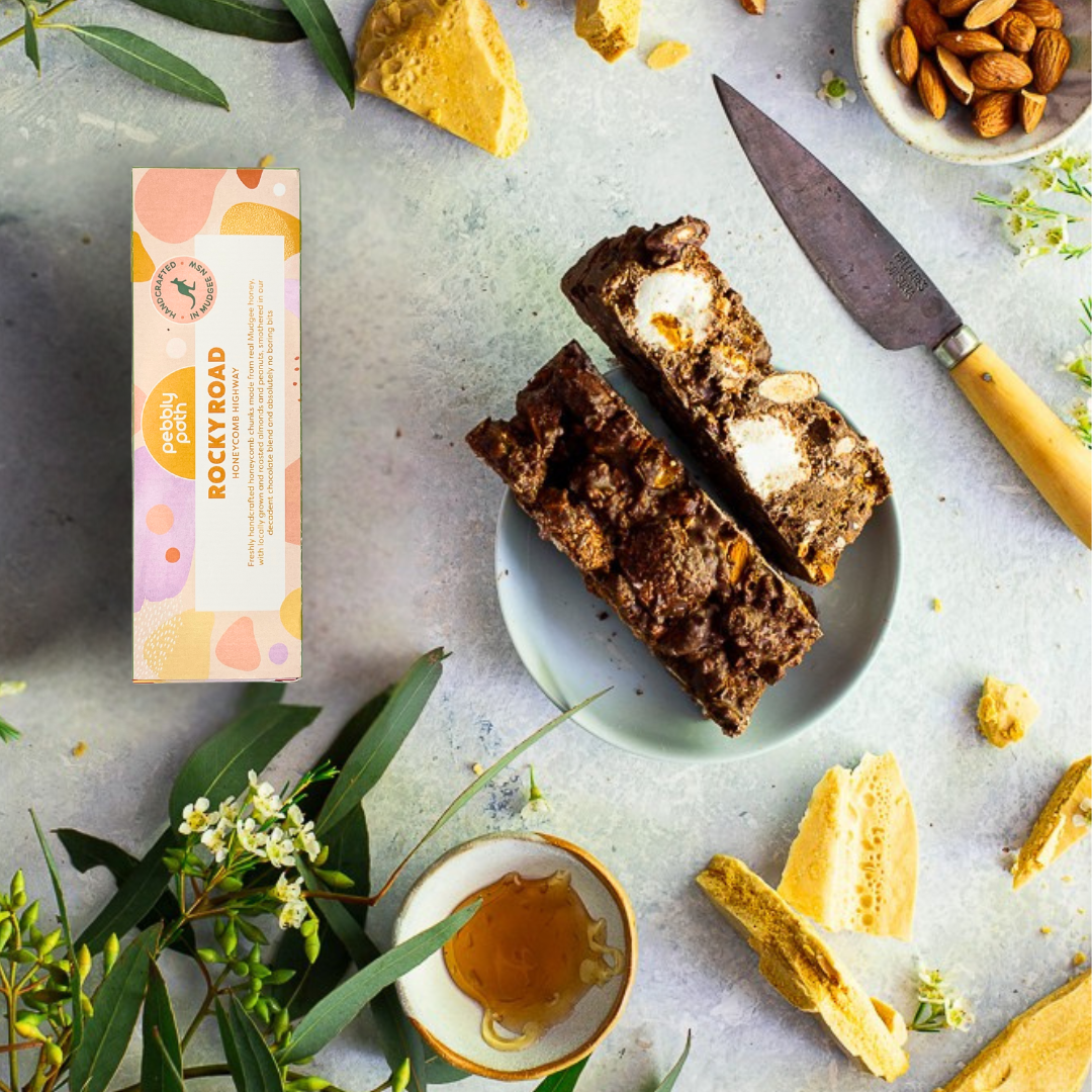 Pebbly Path Rocky Road - Honeycomb Highway Rocky Road: 200 grams