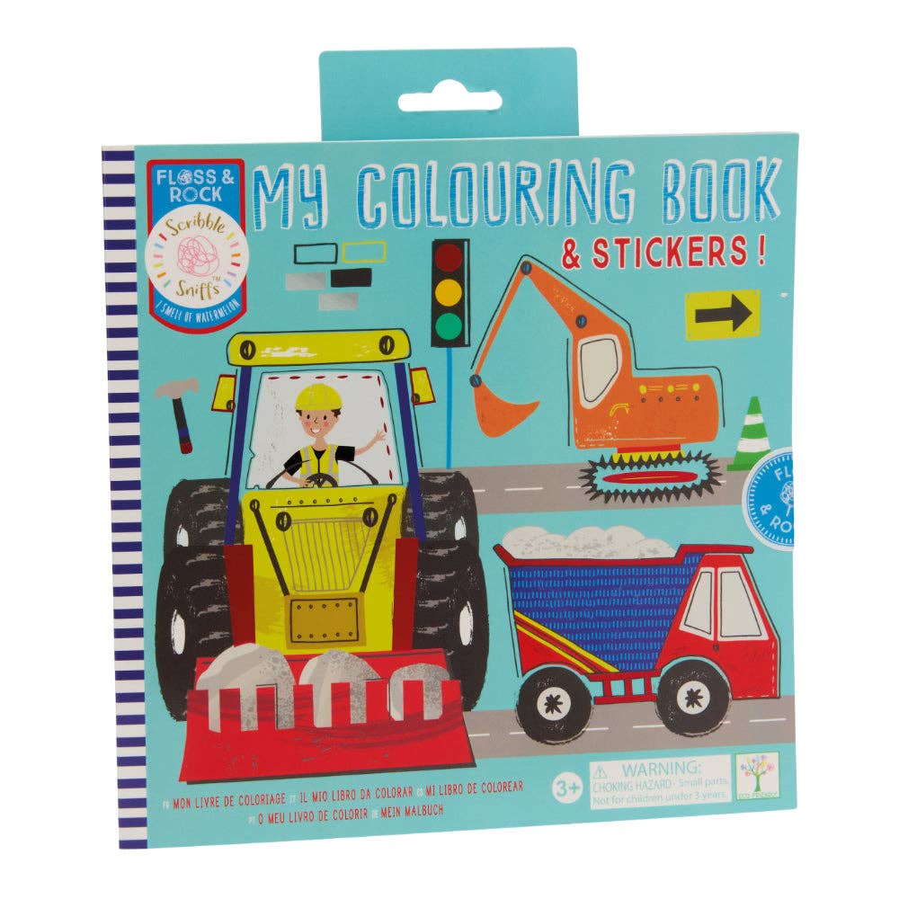Floss & Rock My Colouring Book | Construction