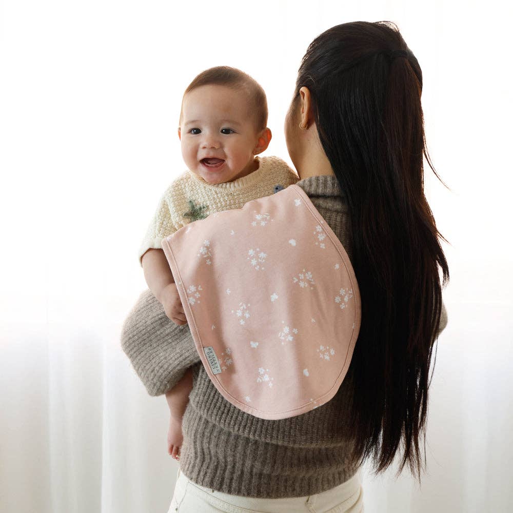 Living Textiles | 2 Pack Organic Burp Cloths Fawn Fables
