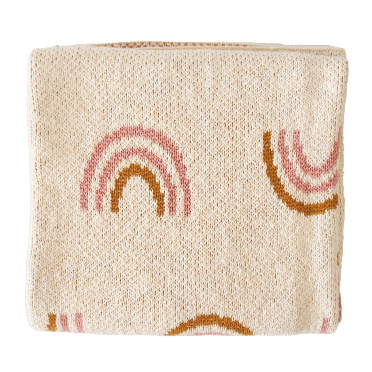 Alimrose - Rainbow Baby Blanket Pink