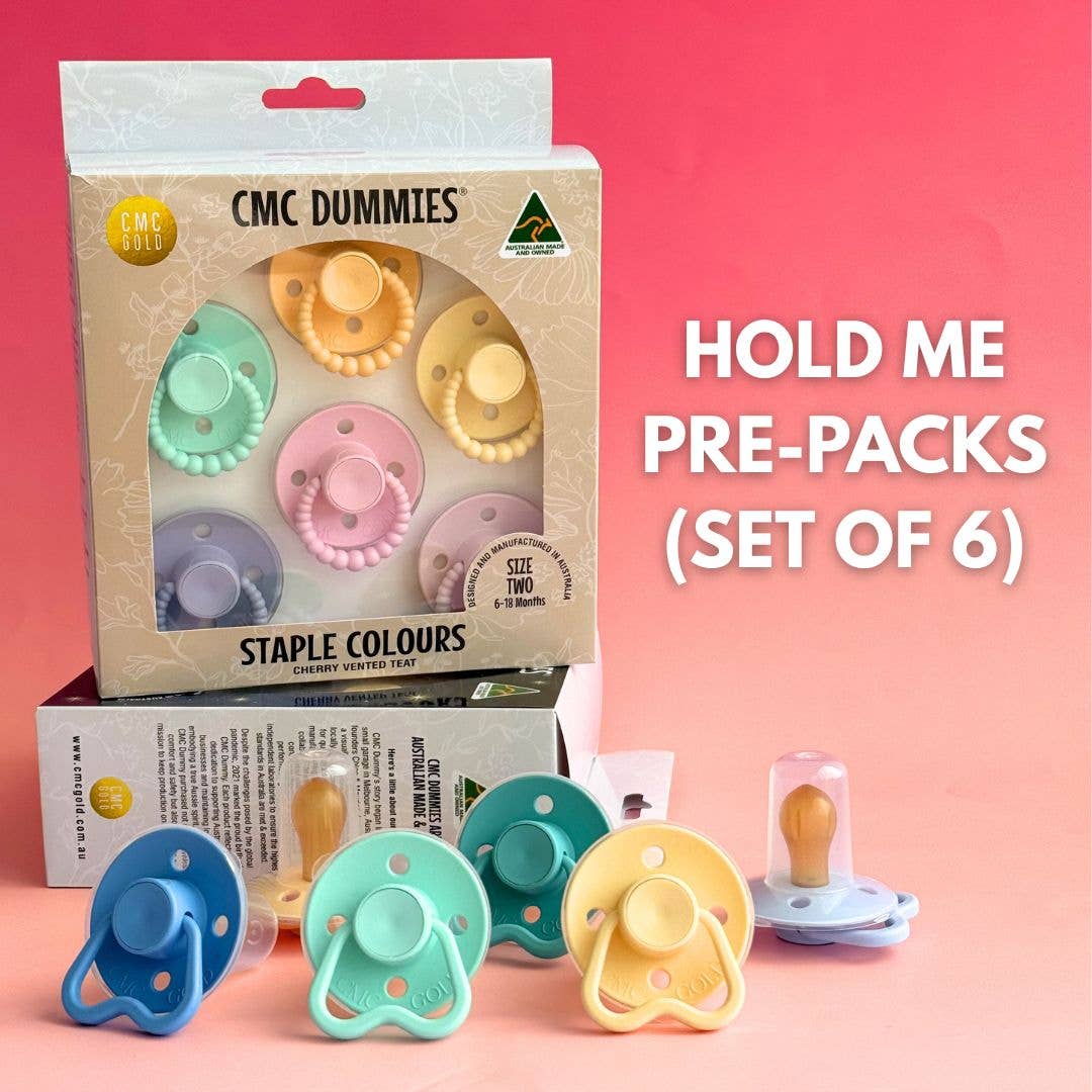 CMC Hold Me Dummy Pre Packs (6 Pack) - Coastal Calm Pack / Size 1 (NB-6m)