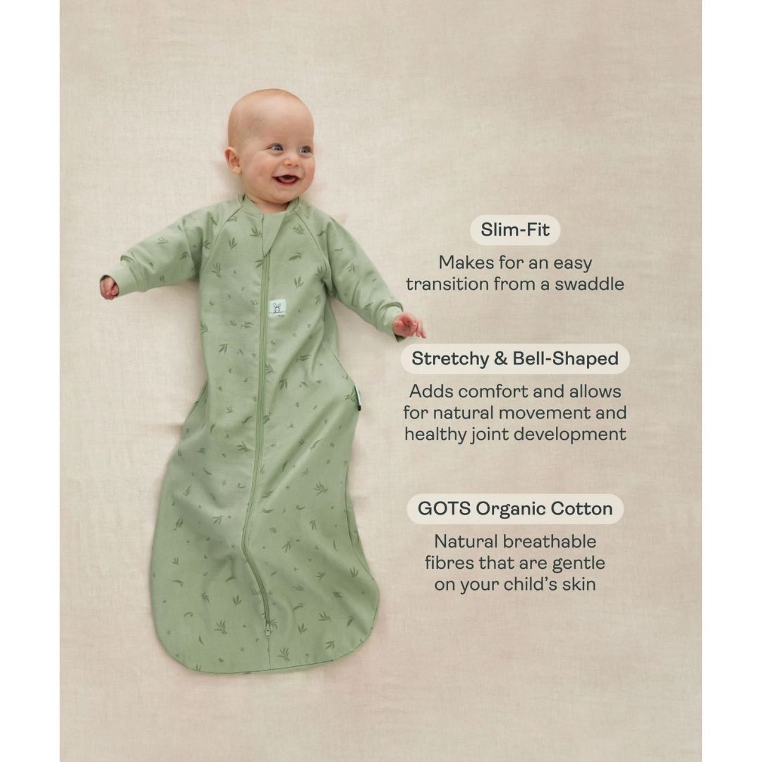 ergoPouch | Jersey Sleep Bag Long Sleeve 1.0TOG 3-12mths | Willow