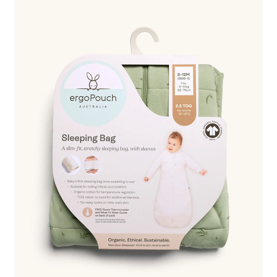 ergoPouch | Jersey Sleep Bag Long Sleeve 2.5TOG 3-12mths | Willow