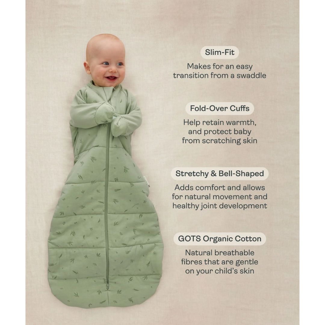 ergoPouch | Jersey Sleep Bag Long Sleeve 2.5TOG 8-24mths | Oatmeal Marle