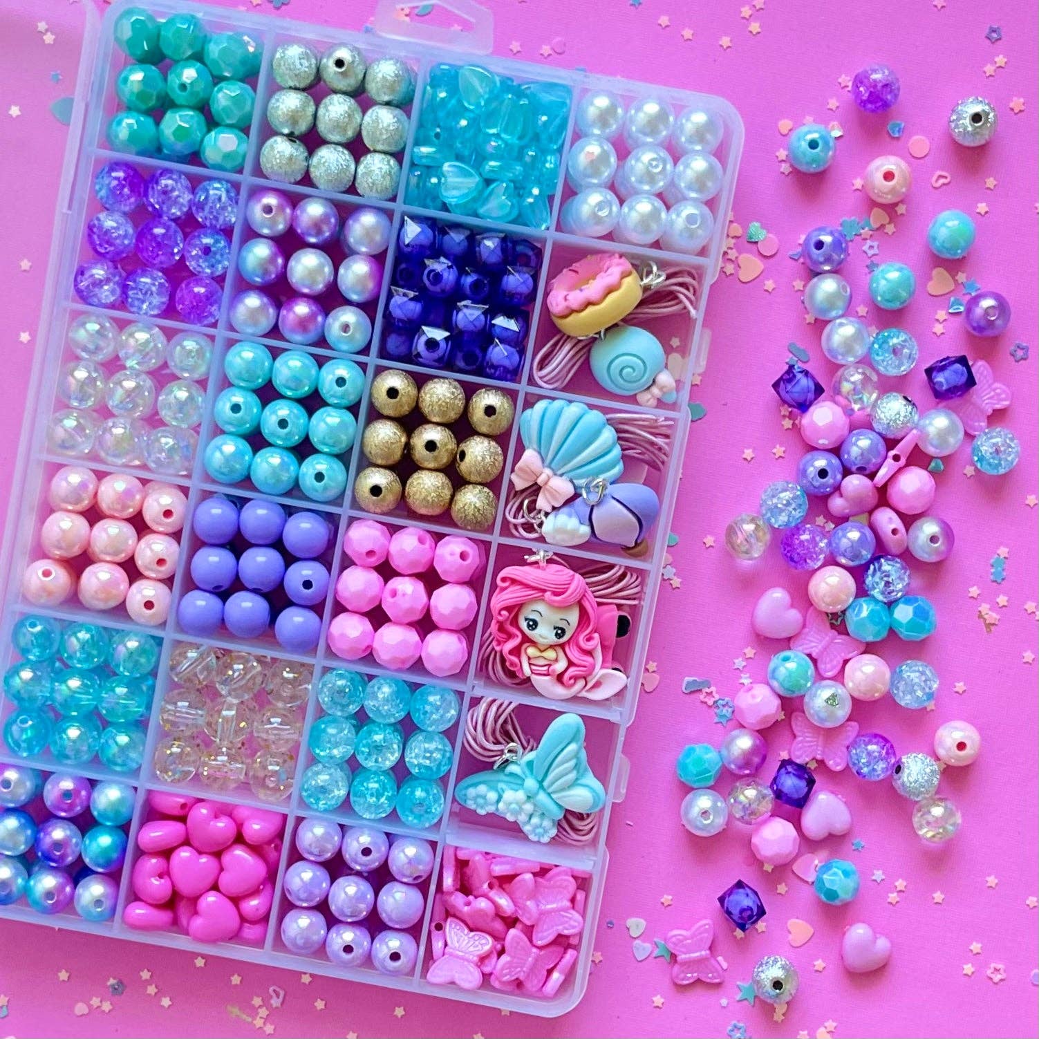 Sweet As Sugar Jewellery - Jewellery Making Kit Large Cotton Candy