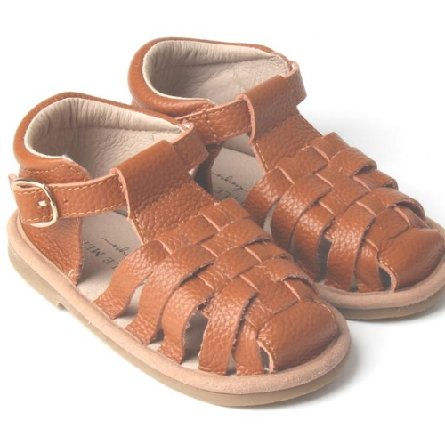 Little MeMe Designs Aubrey Sandal Tan