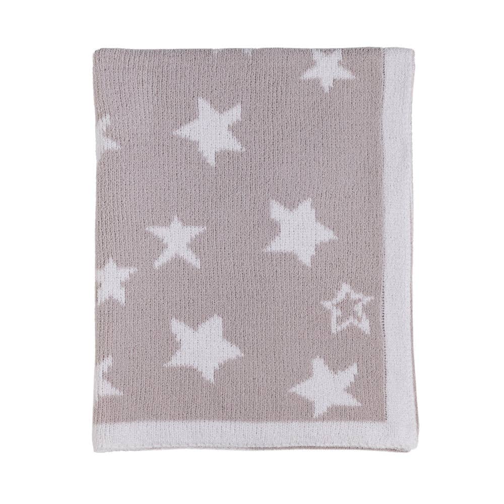 Living Textiles Chenille Blanket | Galaxy/Grey