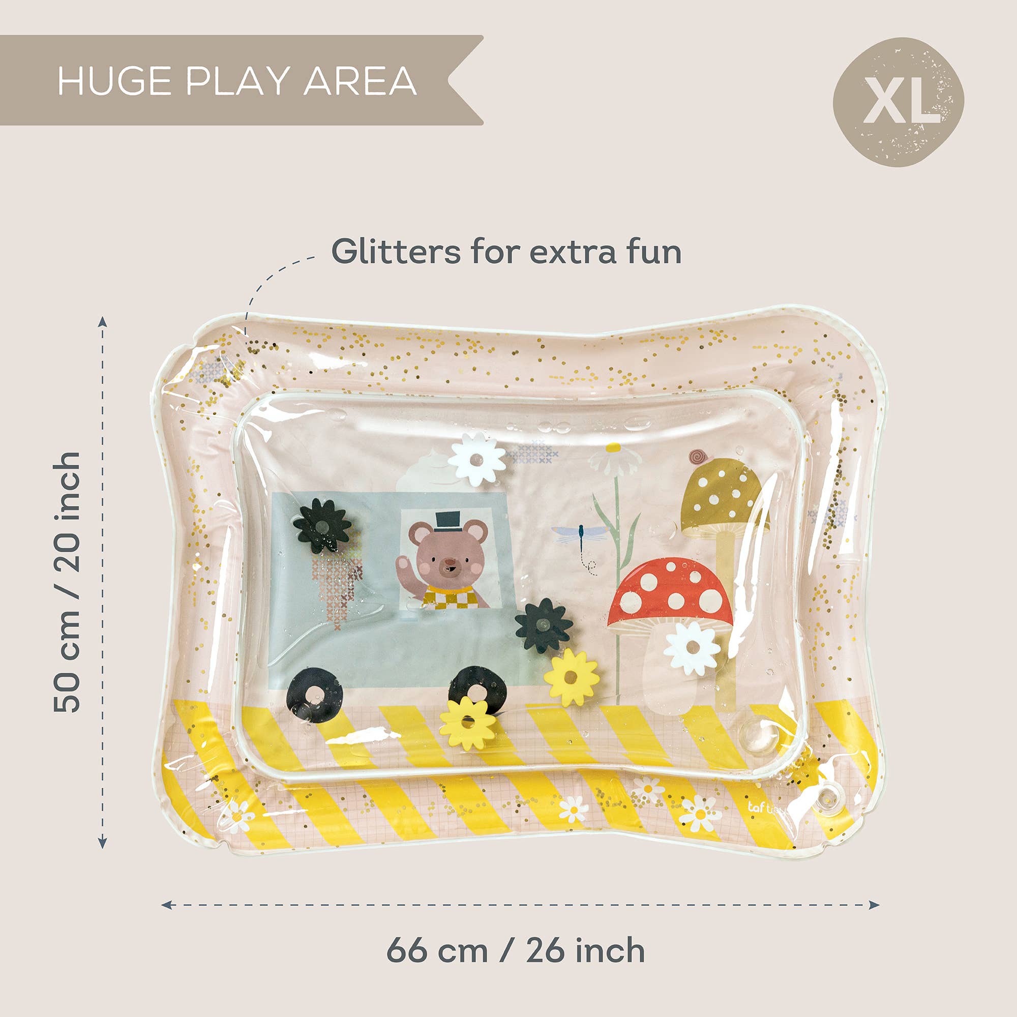 Playette | Taf Toys Water Mat Ice-cream Bear