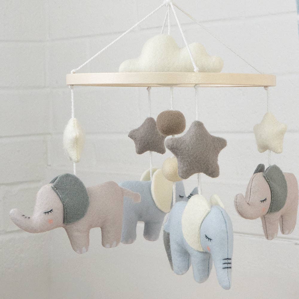 Living Textiles - Musical Mobile - Elephant Playtime