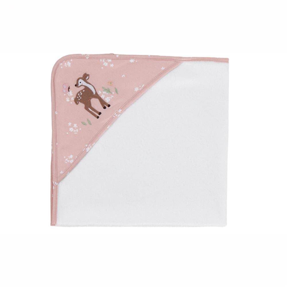 Living Textiles | Organic Hooded Towel Fawn Fables