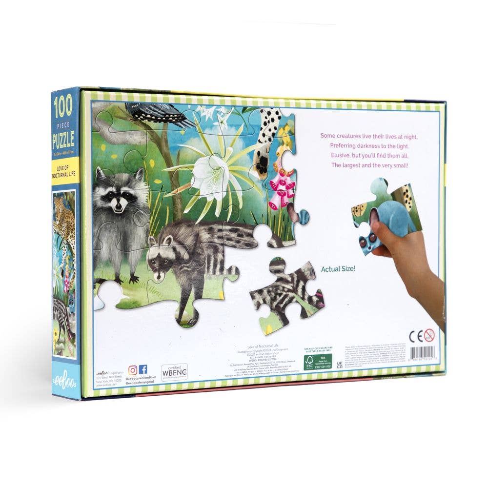 EeBoo Puzzle | Love of Nocturnal Life 100 Pc