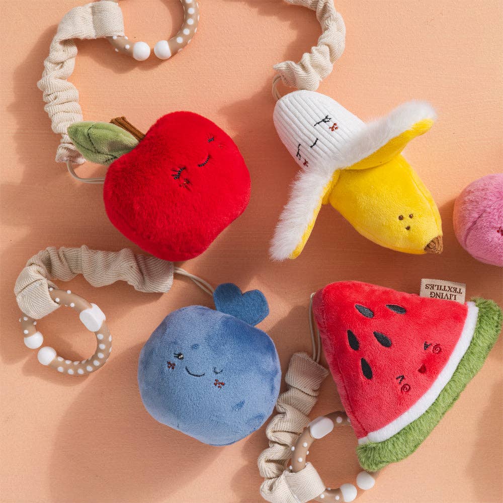 Living Textiles | 2 Pack Mini Market Brunch Stroller Toys Watermelon & Blueberry