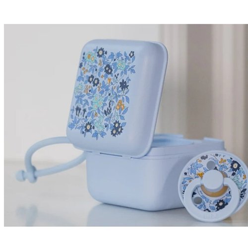 BIBS Liberty Pacifier Box | Chamomile Lawn Baby Blue