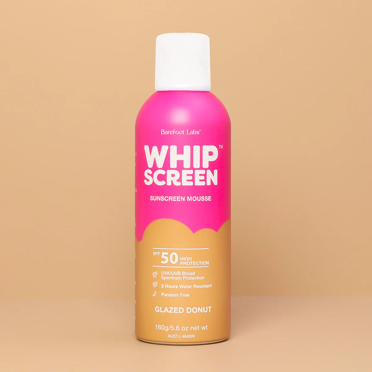 WHIPSCREEN™ SPF50 Sunscreen Mousse | Glazed Donut Scent